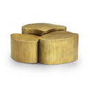  Meridian Banyan Gold Iron Coffee Table IMAGE 1