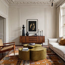  Meridian Banyan Gold Iron Coffee Table IMAGE 2