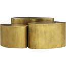  Meridian Banyan Gold Iron Coffee Table IMAGE 3