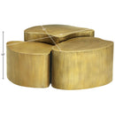  Meridian Banyan Gold Iron Coffee Table IMAGE 6