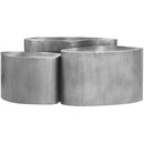  Meridian Banyan Silver Iron Coffee Table IMAGE 3