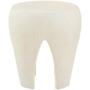  Meridian Moxie Cream Concrete And Fiberglass Indoor / Outdoor End Table IMAGE 4