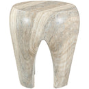  Meridian Moxie Natural Concrete And Fiberglass Indoor / Outdoor End Table IMAGE 4