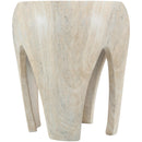  Meridian Moxie Natural Concrete And Fiberglass Indoor / Outdoor End Table IMAGE 5