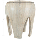  Meridian Moxie Natural Concrete And Fiberglass Indoor / Outdoor End Table IMAGE 8