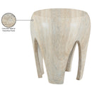  Meridian Moxie Natural Concrete And Fiberglass Indoor / Outdoor End Table IMAGE 9