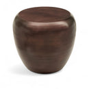  Meridian Capsule Brown Aluminum End Table IMAGE 1