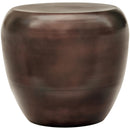  Meridian Capsule Brown Aluminum End Table IMAGE 3