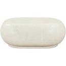  Meridian Pebble Cream Concrete And Fiberglass Indoor / Outdoor Coffee Table IMAGE 4
