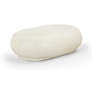  Meridian Pebble Cream Concrete And Fiberglass Indoor / Outdoor Coffee Table IMAGE 1