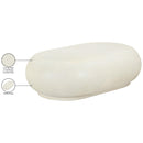  Meridian Pebble Cream Concrete And Fiberglass Indoor / Outdoor Coffee Table IMAGE 8