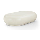  Meridian Pebble Cream Concrete And Fiberglass Indoor / Outdoor Coffee Table IMAGE 1
