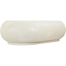  Meridian Pebble Cream Concrete And Fiberglass Indoor / Outdoor Coffee Table IMAGE 3