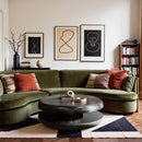  Meridian Jamison Black Iron Coffee Table IMAGE 2