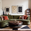  Meridian Jamison Brown Iron Coffee Table IMAGE 2