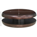  Meridian Jamison Brown Iron Coffee Table IMAGE 4