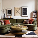  Meridian Jamison Gold Iron Coffee Table IMAGE 2