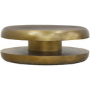  Meridian Jamison Gold Iron Coffee Table IMAGE 3