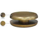  Meridian Jamison Gold Iron Coffee Table IMAGE 5