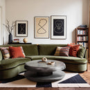  Meridian Jamison Silver Iron Coffee Table IMAGE 2