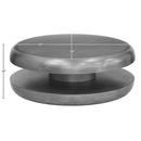  Meridian Jamison Silver Iron Coffee Table IMAGE 4