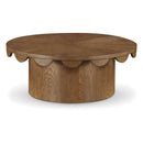  Meridian Dahlia Brown Oak Veneer Coffee Table IMAGE 1