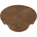  Meridian Dahlia Brown Oak Veneer Coffee Table IMAGE 3