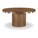  Meridian Dahlia 60" Brown Oak Veneer Dining Table IMAGE 1