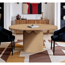  Meridian Dahlia 60" Natural Oak Veneer Dining Table IMAGE 2