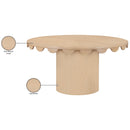  Meridian Dahlia 60" Natural Oak Veneer Dining Table IMAGE 7