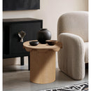  Meridian Dahlia Natural Oak Veneer End Table IMAGE 2