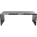  Meridian Pienza Black Marble Coffee Table IMAGE 2