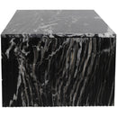  Meridian Pienza Black Marble Coffee Table IMAGE 3