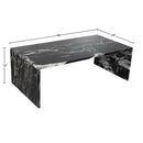  Meridian Pienza Black Marble Coffee Table IMAGE 7