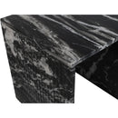  Meridian Pienza Black Marble End Table IMAGE 6