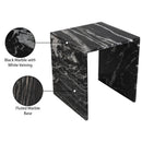  Meridian Pienza Black Marble End Table IMAGE 8