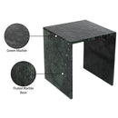  Meridian Pienza Green Marble End Table IMAGE 8