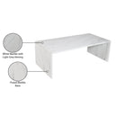  Meridian Pienza White Marble Coffee Table IMAGE 8
