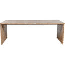  Meridian Pienza Natural Travertine Coffee Table IMAGE 2