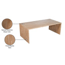  Meridian Pienza Natural Travertine Coffee Table IMAGE 8