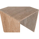  Meridian Pienza Natural Travertine End Table IMAGE 6