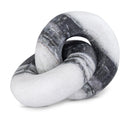 Meridian Knot Panda Marble Decorative Knot IMAGE 1