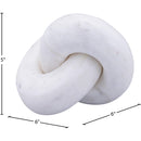  Meridian Knot White Marble Decorative Knot IMAGE 5