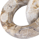  Meridian Rings Beige Marble Decorative Chain Links IMAGE 4