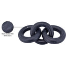  Meridian Rings Black Marble Decorative Chain Links IMAGE 6