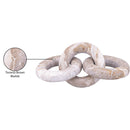  Meridian Rings Brown Marble Decorative Chain Links IMAGE 6