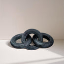  Meridian Rings Green Marble Decorative Chain Links IMAGE 2