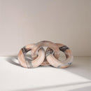 Meridian Rings Pink Marble Decorative Chain Links IMAGE 2