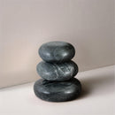  Meridian Pumpkin Black Marble 3 pc Decorative Object IMAGE 2