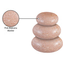  Meridian Pumpkin Pink Marble 3 pc Decorative Object IMAGE 5